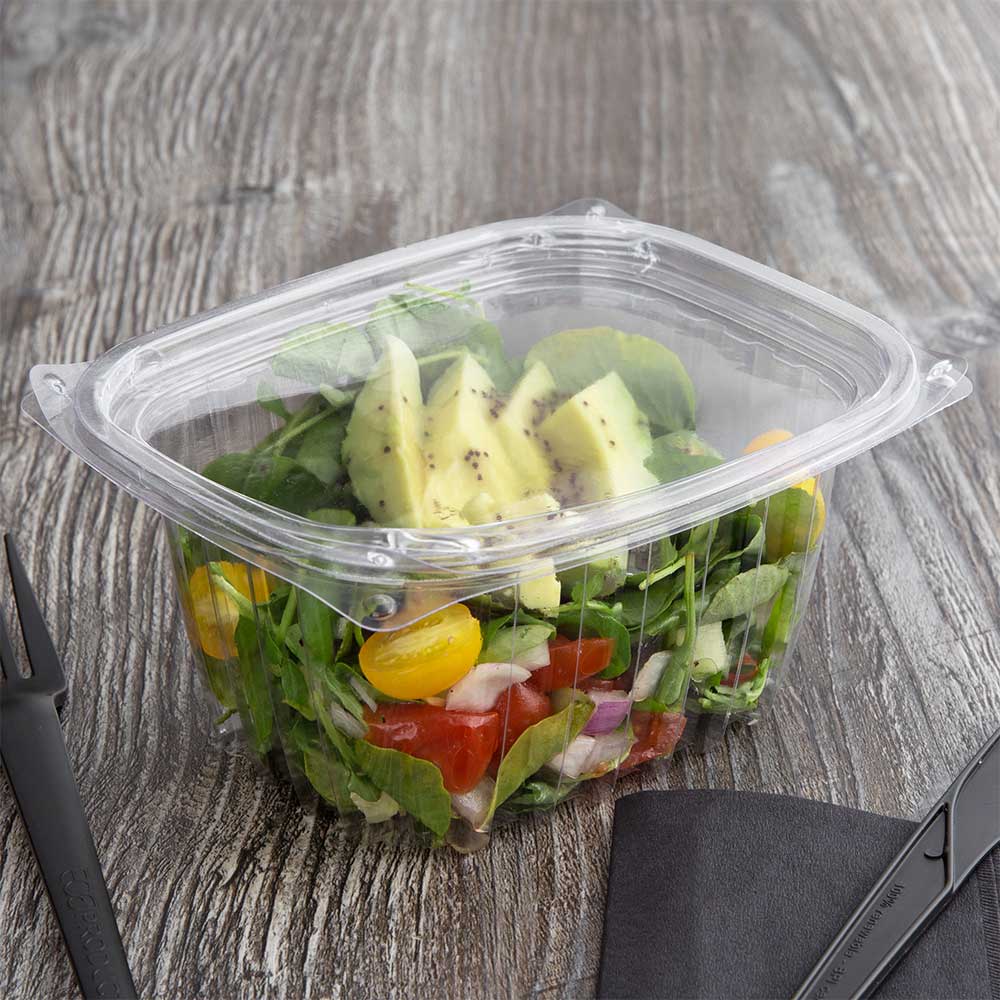 Eco-Products 16 oz. Rectangular Deli Container w/ Lid –