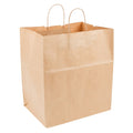 14" x 10" x 15.7" Kraft Shopping Bag w/ Twist Handle