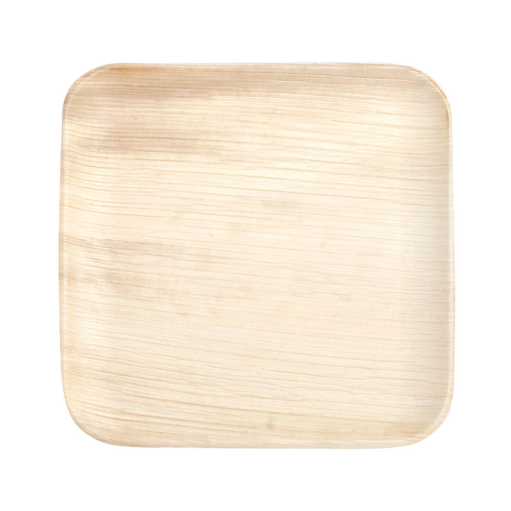 Leafware Square Palm Leaf Plate & Lid Combo