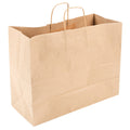 16" x 6" x 12" Kraft Shopping Bag w/ Twist Handle