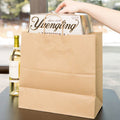 13" x 7" x 13" Kraft Shopping Bag w/ Twist Handle