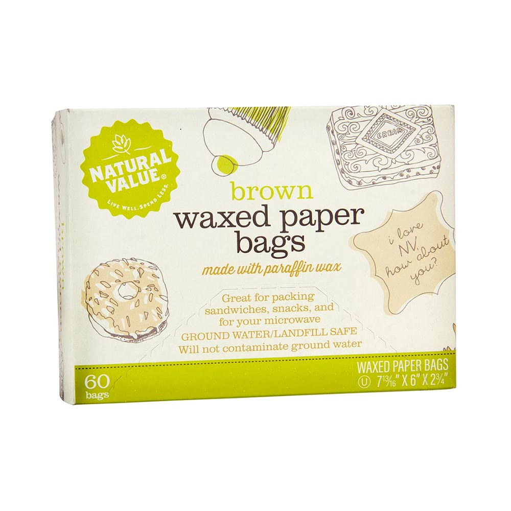 Natural Value Waxed Paper Bags –