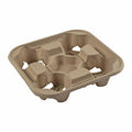 PrimeWare Disposable 4-Cup Carryout Tray