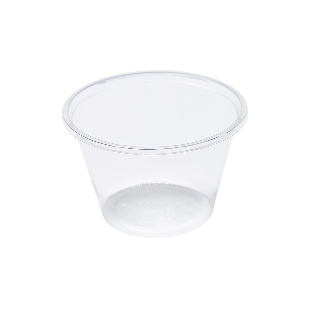 4 oz Jaya Compostable Clear PLA Portion Cup - 1000 ct