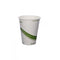 Eco-Products 8 oz. Green Stripe Hot Cup