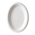 Eco-Products EP-P009 10" x 7" Oval Sugarcane Platter
