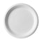 Eco-Products EP-P013 9" Round White Compostable Sugarcane Plate
