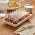Eco-Products WorldView Compostable 24-32 oz. Rectangular Lids