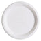 Eco-Products EP-P005 10" Round White Compostable Sugarcane Plates